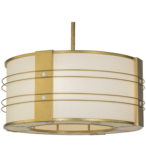 2nd Avenue - 59735-248 - Four Light Pendant - Cilindro - Gold Leaf