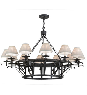 2nd Avenue - 61664-6 - 12 Light Chandelier - Ethel - Antique Iron Gate