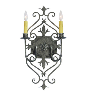 2nd Avenue - 751001.2 - Two Light Wall Sconce - Louisa - Rustic Iron