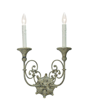 2nd Avenue - 751136.2 - Two Light Wall Sconce - Rachelle - Flora