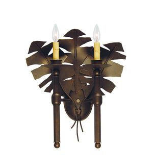 2nd Avenue - 75298.2 - Two Light Wall Sconce - Kassia - Gilded Tobacco