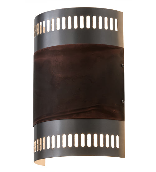 2nd Avenue - 75300.1.ABC - Two Light Wall Sconce - Elements - Nickel/Acid Burnt Copper