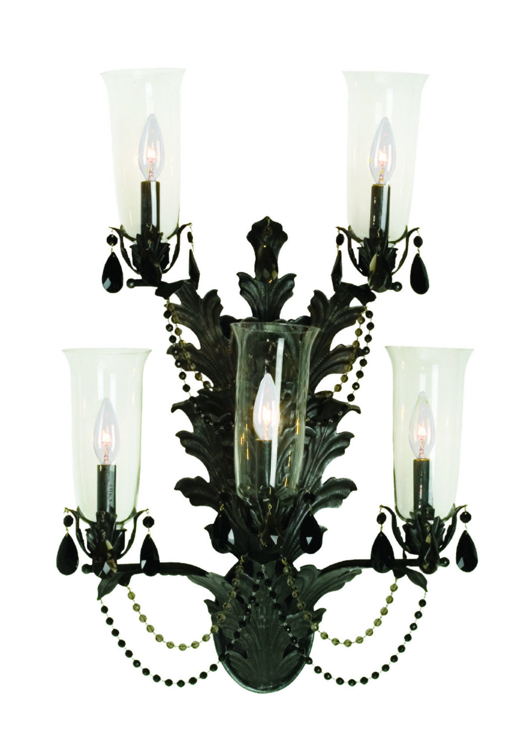 2nd Avenue - 75628.5.X - Five Light Wall Sconce - French Baroque - Chestnut