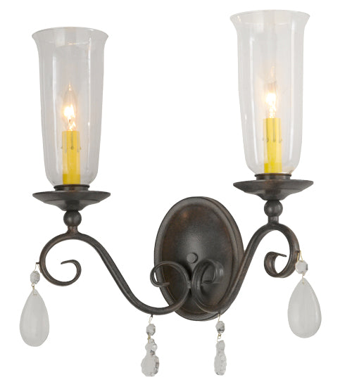 2nd Avenue - 75639.2.X - Two Light Wall Sconce - Wallis - Cajun Spice