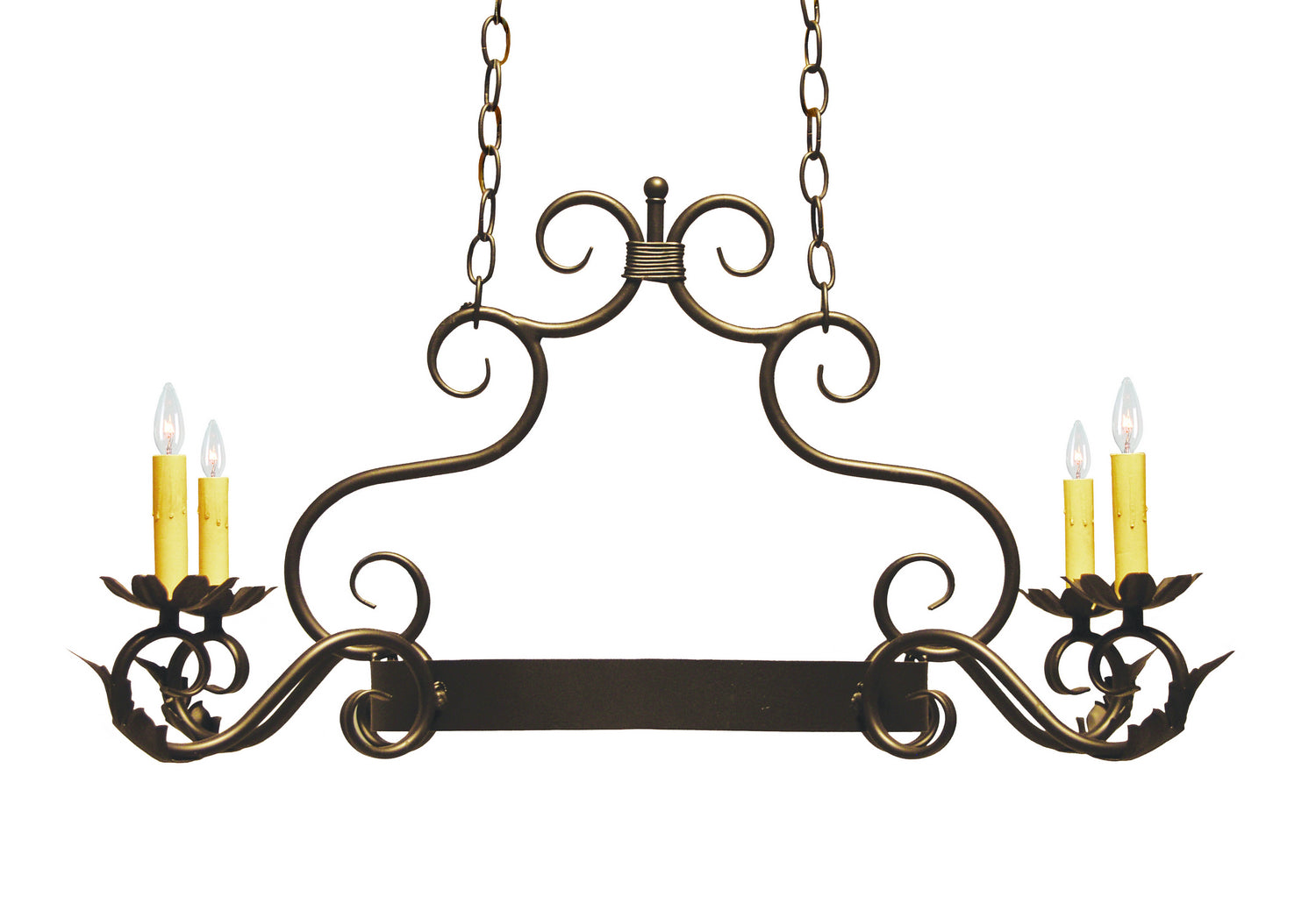 2nd Avenue - 8011.32.ES - Four Light Pot Rack - Eloise - French Bronze