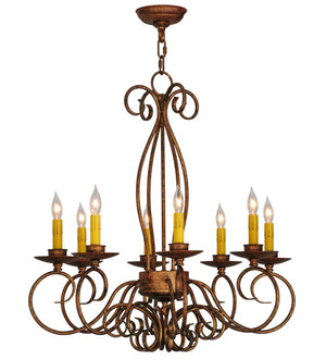 2nd Avenue - 8014.26.ES.8LT - Eight Light Chandelier - Elisha - Autumn Leaf