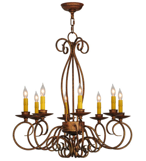 2nd Avenue - 8014.26.ES.8LT - Eight Light Chandelier - Elisha - Autumn Leaf