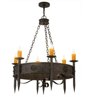 2nd Avenue - 871019.36.F500 - Six Light Chandelier - Calandra - Golden Bronze