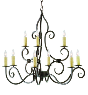 2nd Avenue - 871027.36 - Nine Light Chandelier - Clayton - Cajun Spice