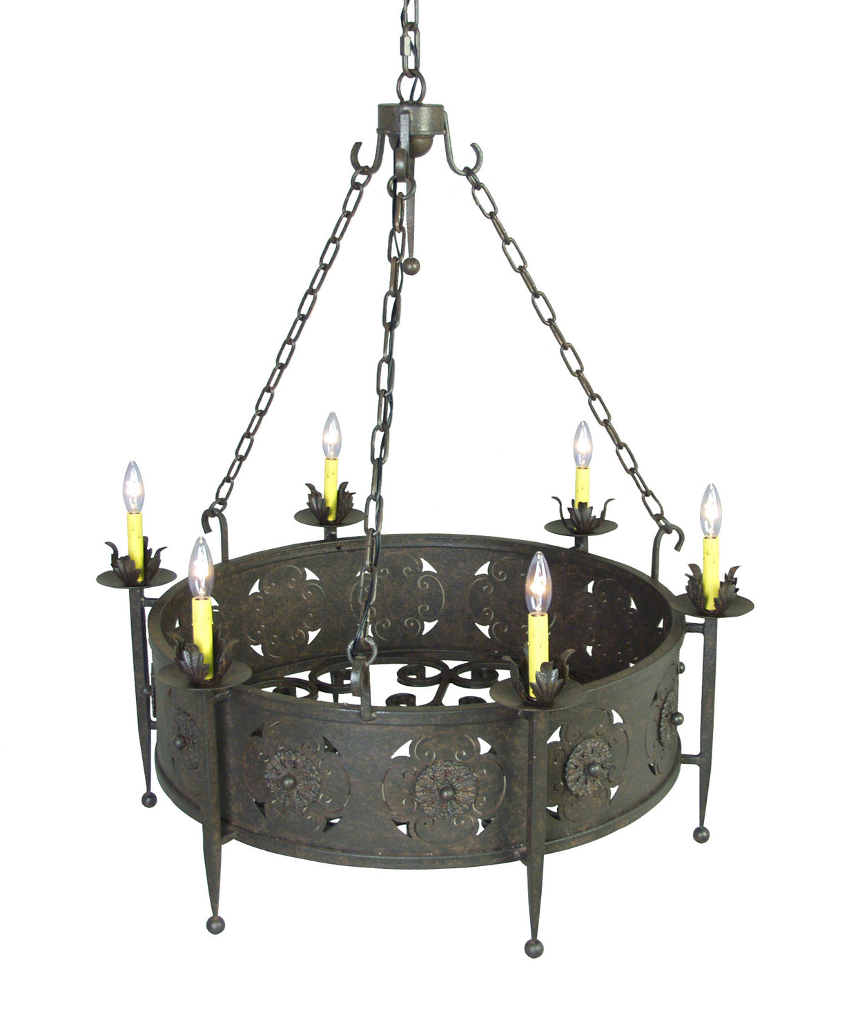 2nd Avenue - 871059.38 - Six Light Chandelier - Claudio - Cajun Spice