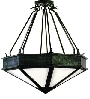 2nd Avenue - 871095.27 - Four Light Pendant - Rock - Graphite Pewter