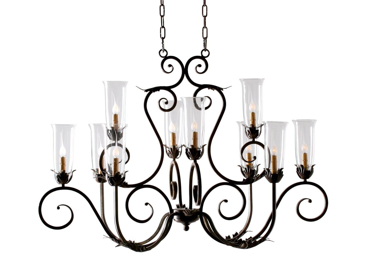 2nd Avenue - 871166.48 - Ten Light Chandelier - Claire - Cajun Spice