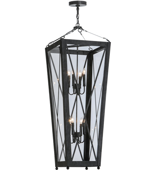 2nd Avenue - 871184.18.24.AI - Eight Light Pendant - Eures - Antique Irongate