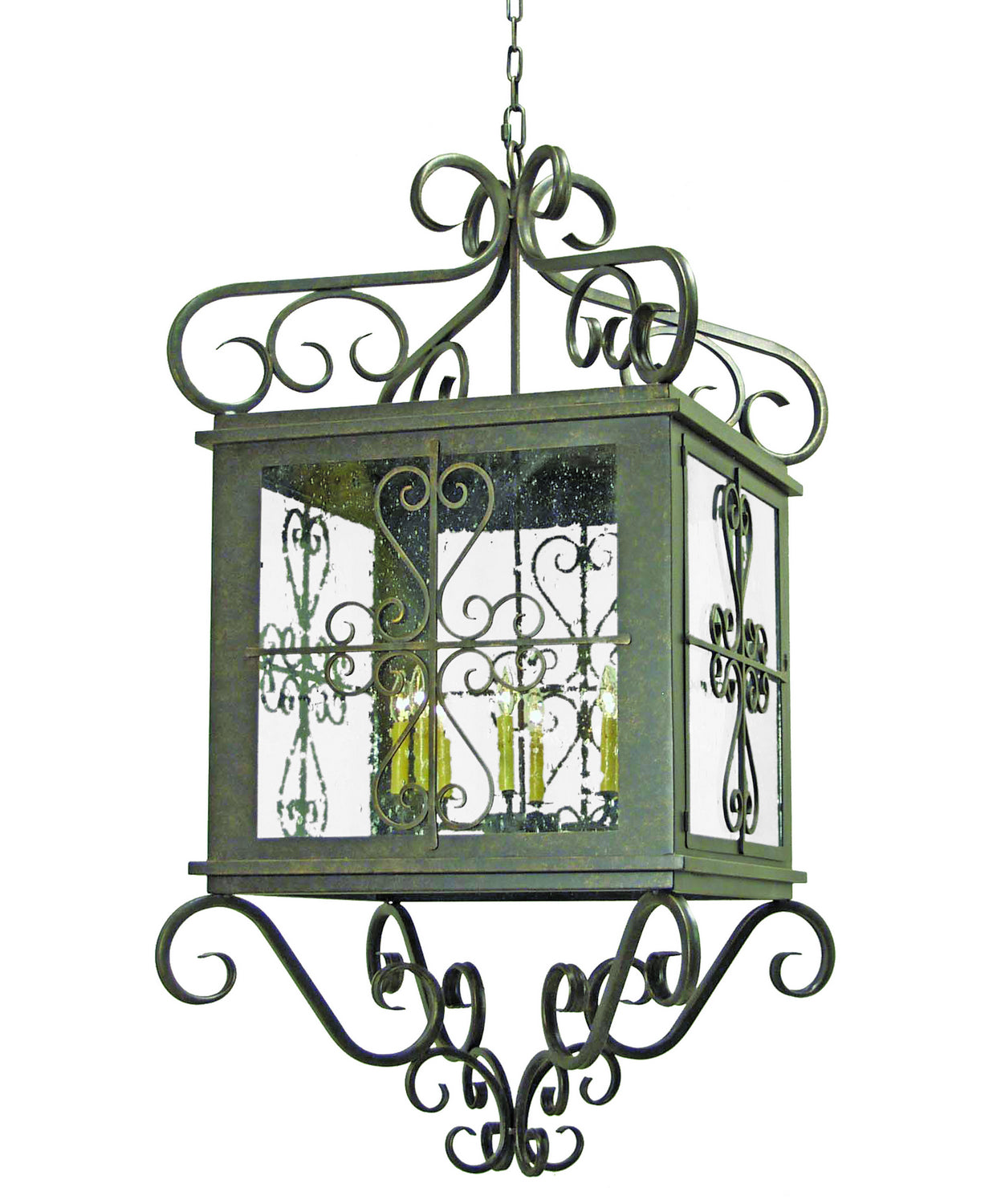 2nd Avenue - 871197.36 - Eight Light Outdoor Lantern - Myra - French Bronze