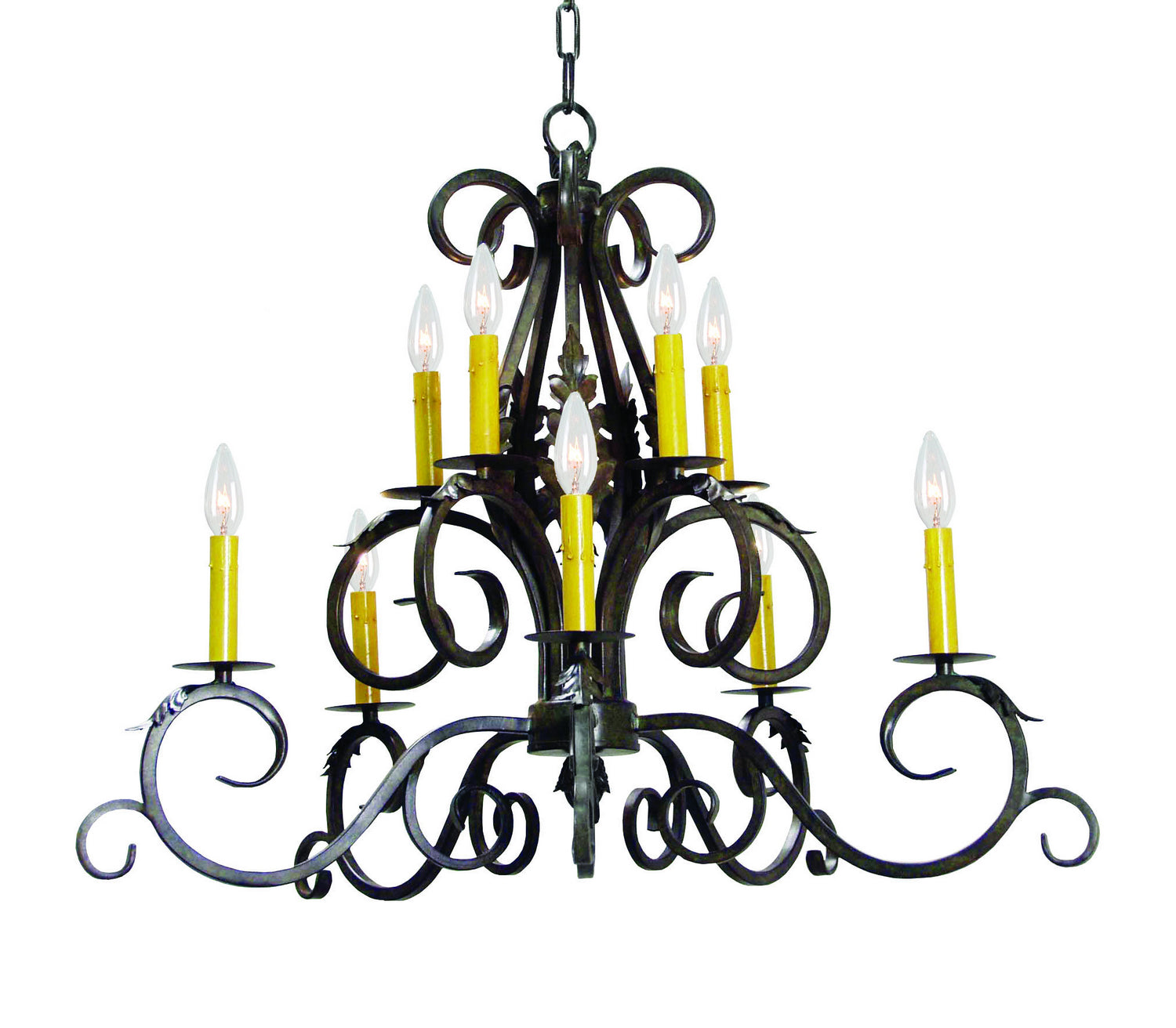 2nd Avenue - 871198.32.2TR - Ten Light Chandelier - Anassa - Antiquity