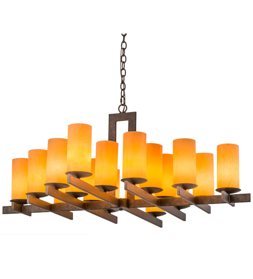 2nd Avenue - 871354.48 - 18 Light Chandelier - Dante - Gilded Tobacco