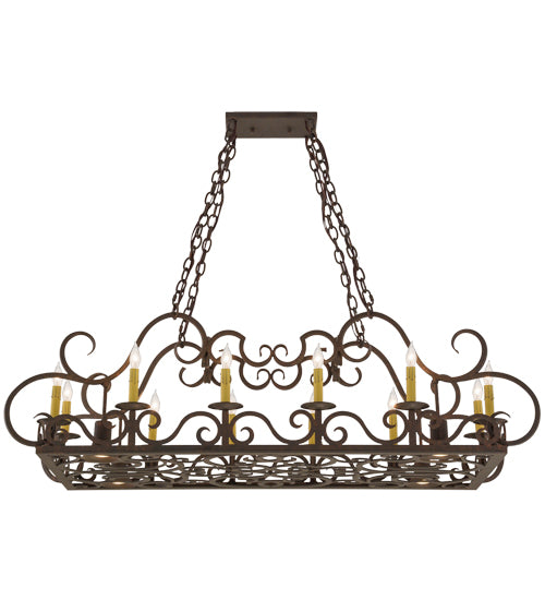 2nd Avenue - 871382.48.DL - 16 Light Pendant - Carlotta - Gilded Tobacco