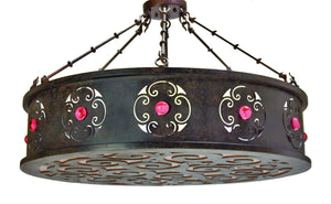 2nd Avenue - 871407.38 - Six Light Pendant - Julianne - Coffee Bean