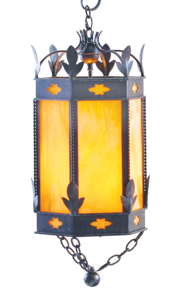 2nd Avenue - 871425.14 - Three Light Foyer Lantern - Valhalla - Blackwash