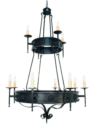 2nd Avenue - 871442.48 - 12 Light Chandelier - Lorenzo - French Bronze