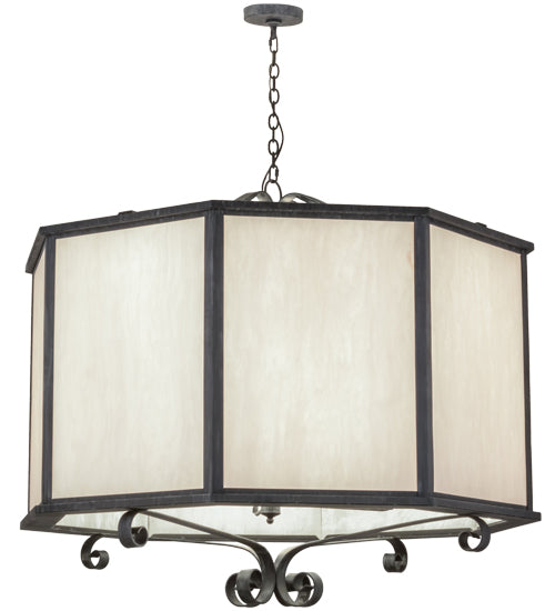 2nd Avenue - 871478.53 - Eight Light Pendant - Musetta - Antique Iron Gate