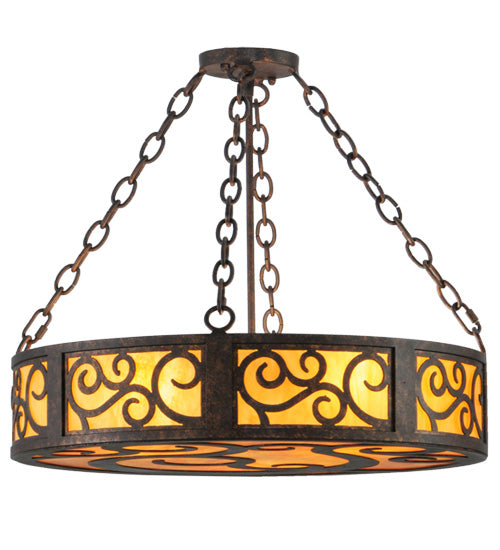 2nd Avenue - 871493.24.CH - Three Light Pendant - Dean - Copper Rust