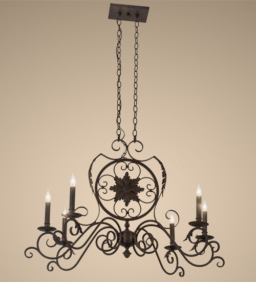 2nd Avenue - 87187.36 - Six Light Chandelier - Christabel - Cajun Spice