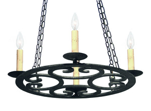 2nd Avenue - 87335.18 - Four Light Pendant - Ashley - Copper Rust