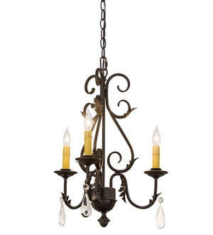 2nd Avenue - 87400.18.CX.065T - Three Light Chandelier - French Elegance - Chestnut