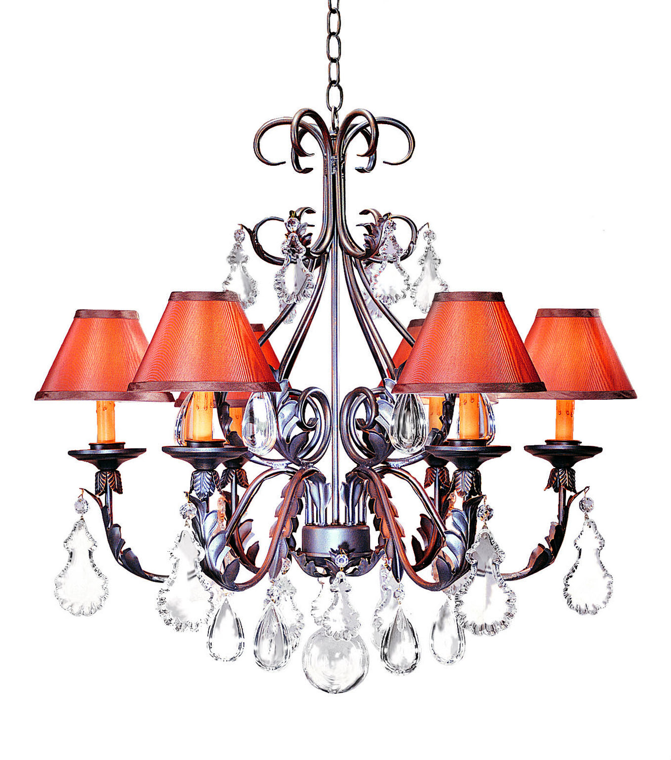 2nd Avenue - 87400.28.X - Six Light Chandelier - French Elegance - French Bronze