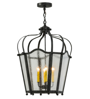 2nd Avenue - 87406.18.075U - Four Light Foyer Lantern - Citadel - Antique Iron Gate