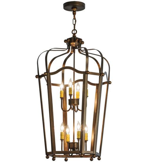 2nd Avenue - 87406.18.2TIER - Eight Light Pendant - Citadel - Antique Copper