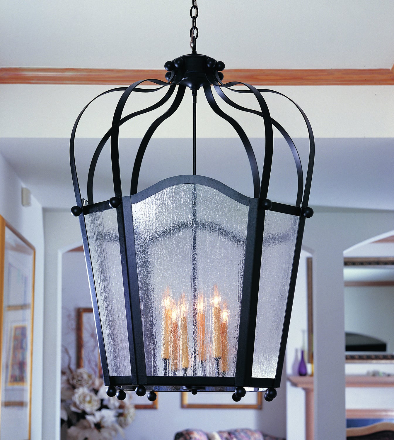 2nd Avenue - 87406.27 - Six Light Pendant - Citadel - Solar Black