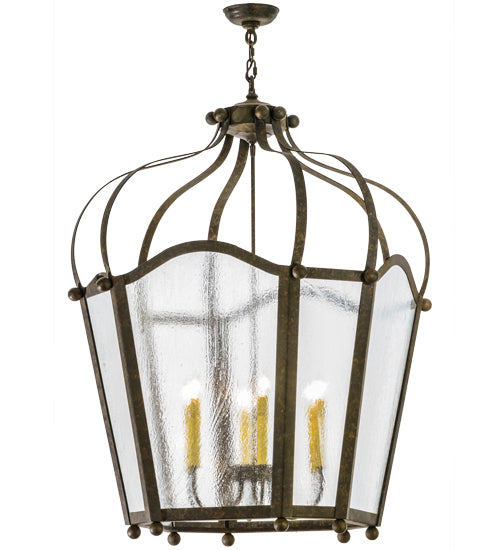 2nd Avenue - 87406.27.112U - Six Light Pendant - Citadel - Organic Rust