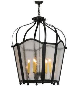 2nd Avenue - 87406.27.DAMP - Six Light Foyer Lantern - Citadel - Blackwash