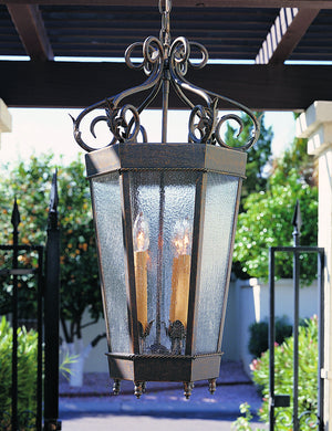 2nd Avenue - 87507.12 - Six Light Foyer Lantern - Regency - French Bronze