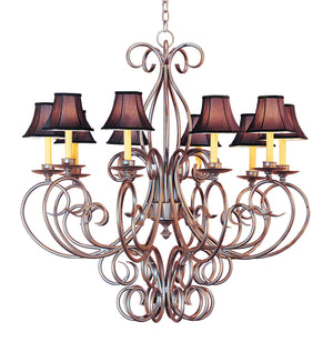 2nd Avenue - 87530.42 - Ten Light Chandelier - Phillipe - French Bronze