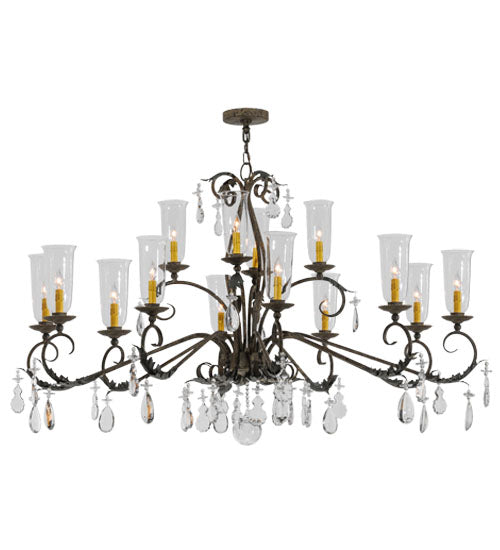 2nd Avenue - 87636.60.48.X - 14 Light Chandelier - Windsor - French Bronze