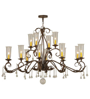 2nd Avenue - 87636.60.X.TDROP - 14 Light Chandelier - Windsor - Classic Rust