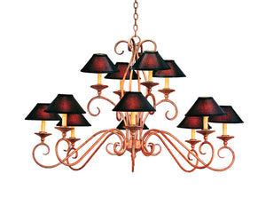 2nd Avenue - 87638.48 - 12 Light Chandelier - Quinton - Cortez Gold