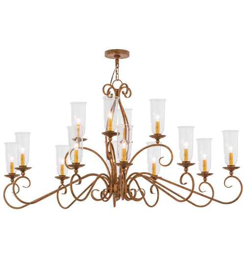 2nd Avenue - 87639.60.108U - 14 Light Chandelier - Wallis - Autumn Leaf