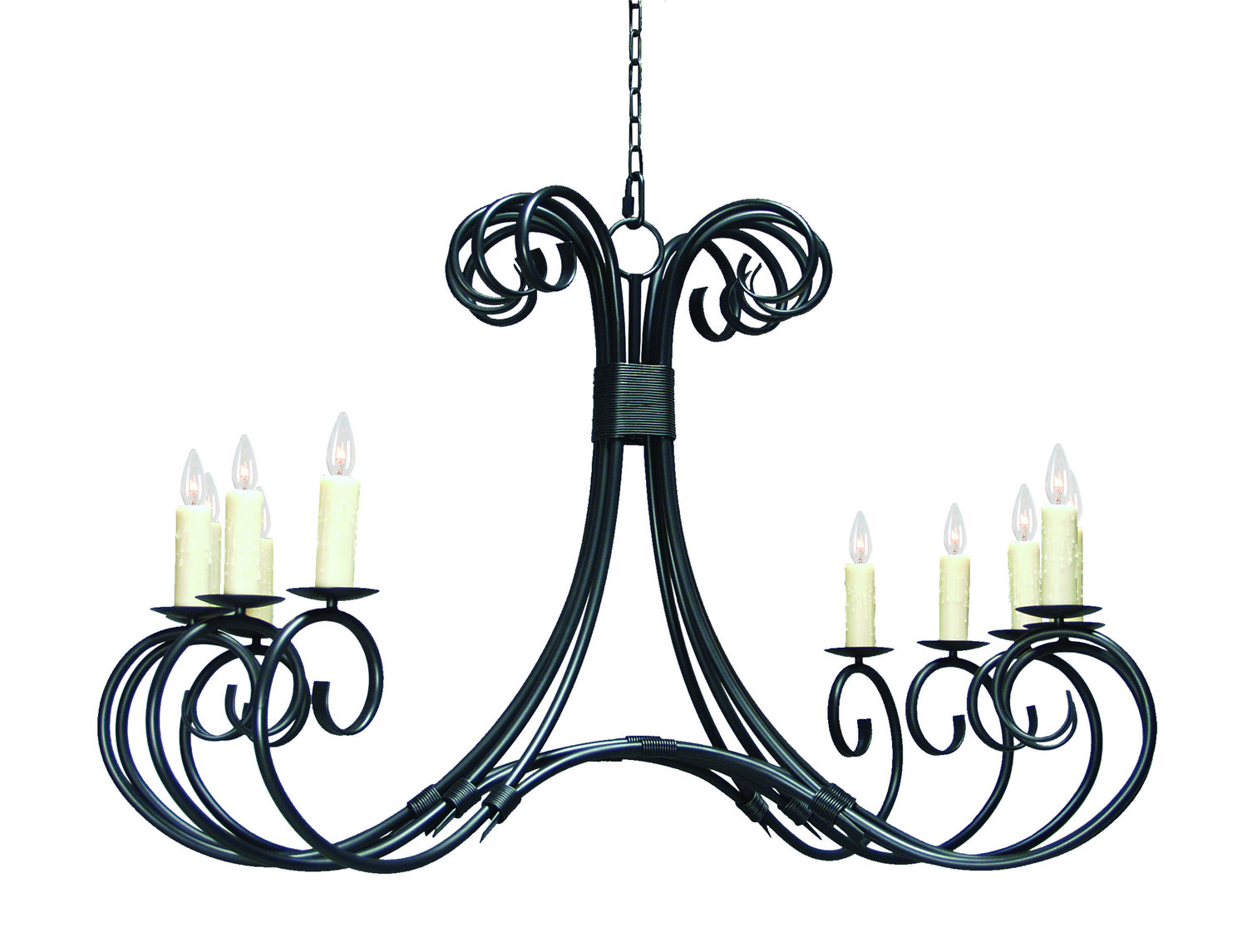 2nd Avenue - 87674.48 - Eight Light Chandelier - Elon - Blackwash