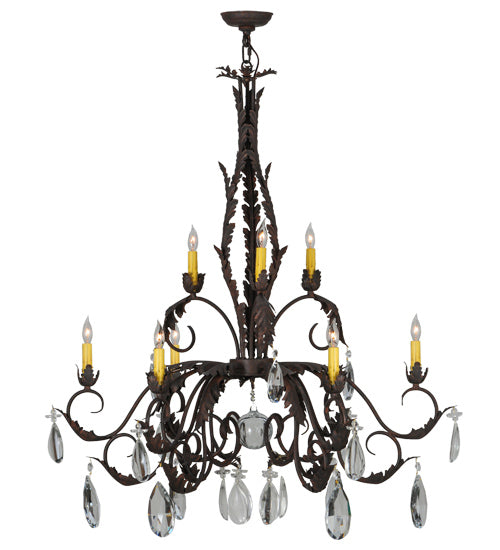 2nd Avenue - 87692.36.X.BALL - Nine Light Chandelier - New Country French - Cajun Spice Textured