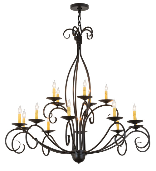 2nd Avenue - 87698.48.2TR.3TB - 15 Light Chandelier - Sienna - Timeless Bronze