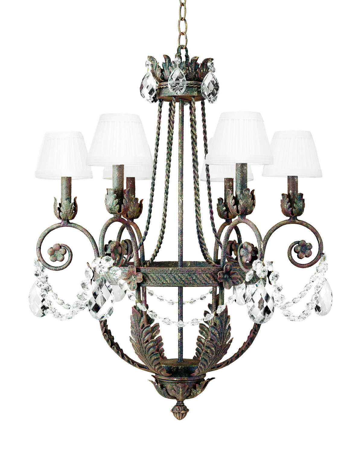 2nd Avenue - 87806.26.X - Six Light Chandelier - Antonia - Antiquity