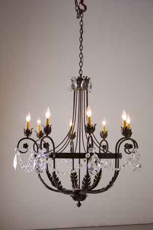 2nd Avenue - 87806.36.X - Eight Light Chandelier - Antonia - Pompeii Gold