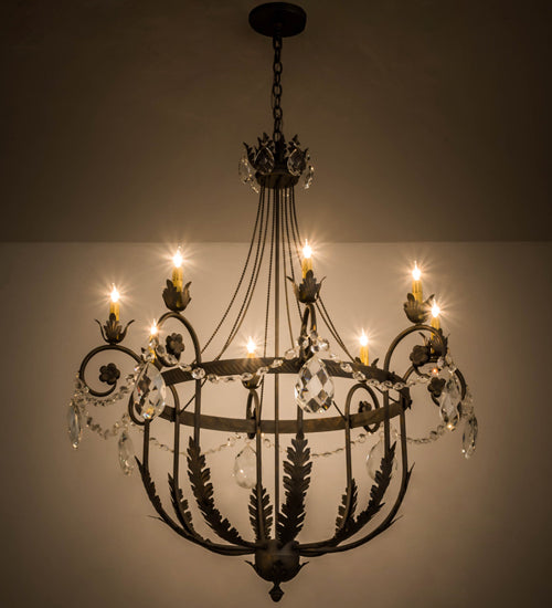 2nd Avenue - 87806.39.074U.X - Eight Light Chandelier - Antonia - French Bronze