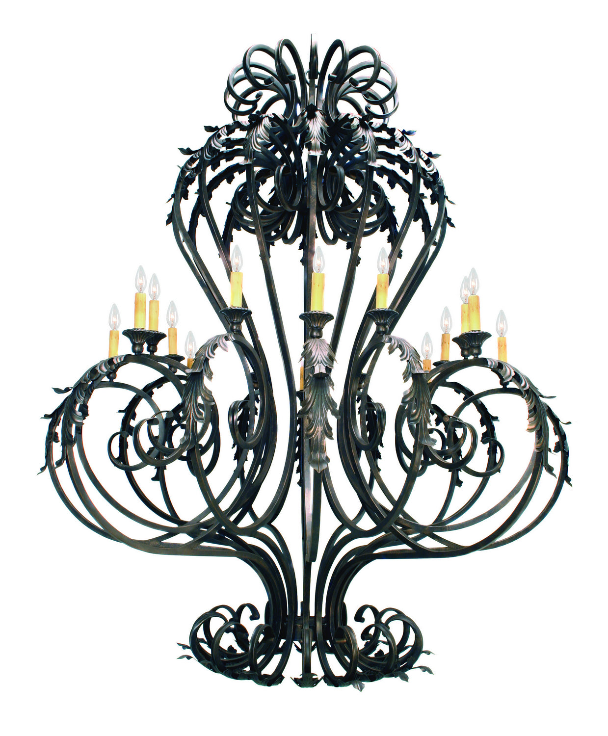 2nd Avenue - 87835.72.ST - 16 Light Chandelier - Josephine - Gilded Tobacco