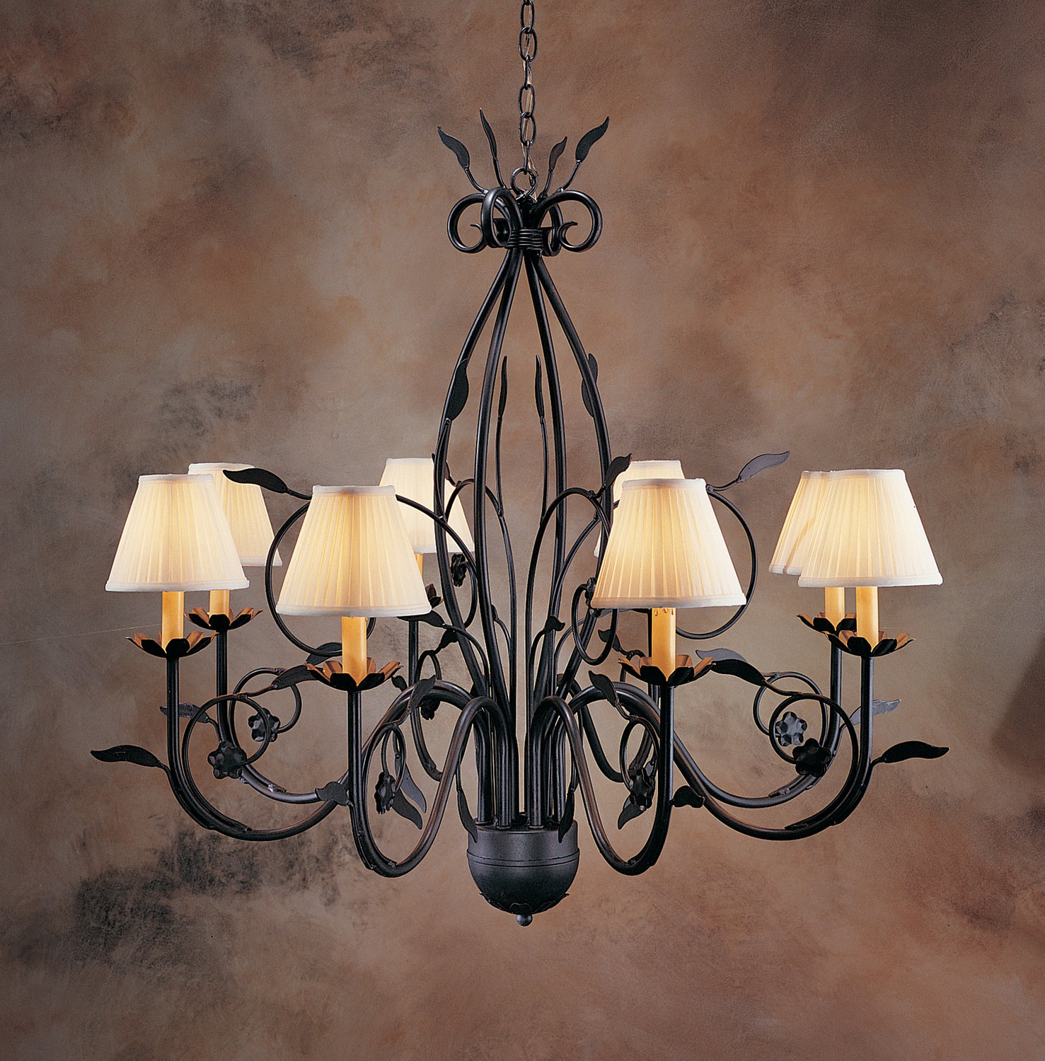 2nd Avenue - 87870.36 - Eight Light Chandelier - Bordeaux - Rustic Iron