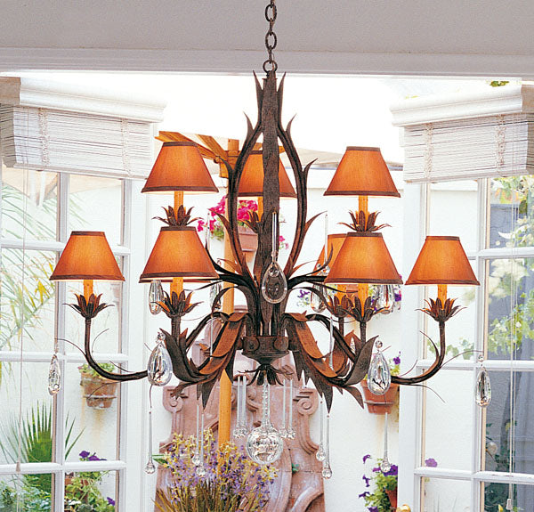 2nd Avenue - 87879.36.X - Nine Light Chandelier - Slenderleaf - Pate